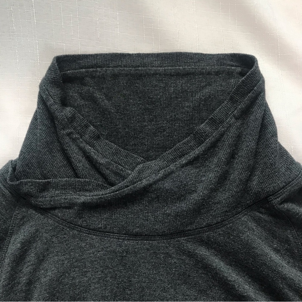 Athleta Duran Dolman Drop Waist Tunic Long Sleeve Gray Dress Size XL - Picture 6 of 15